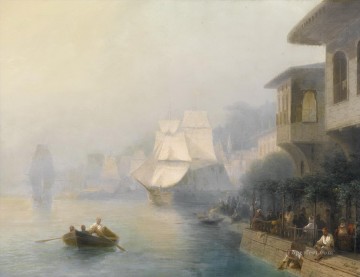 イワン・コンスタンティノヴィチ・アイヴァゾフスキー Painting - ボスポラス海峡の眺め 1878 ロマンチックなイワン・アイヴァゾフスキー ロシア